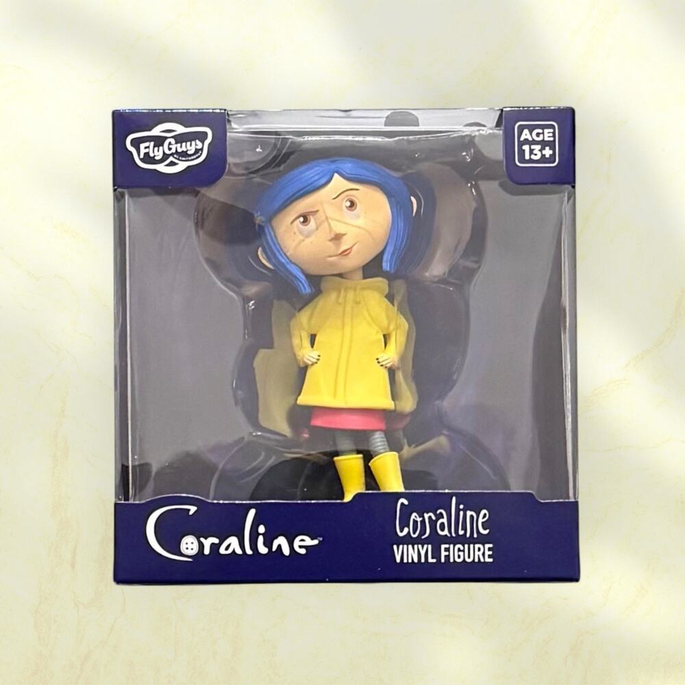 Coraline Yellow Raincoat Vinyl Figure CultureFly Fly Guys LAIKA NIB 2026 - Picture 1 of 6